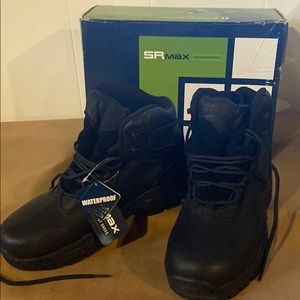 Slip resistant leather hikers NIB